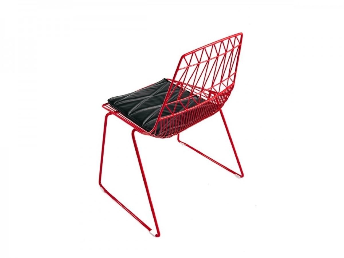 Cleo Red   Black Cushion .jpeg