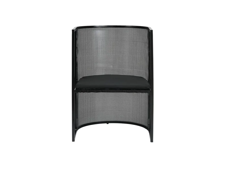 Neo Armchair   Black Front View.jpg