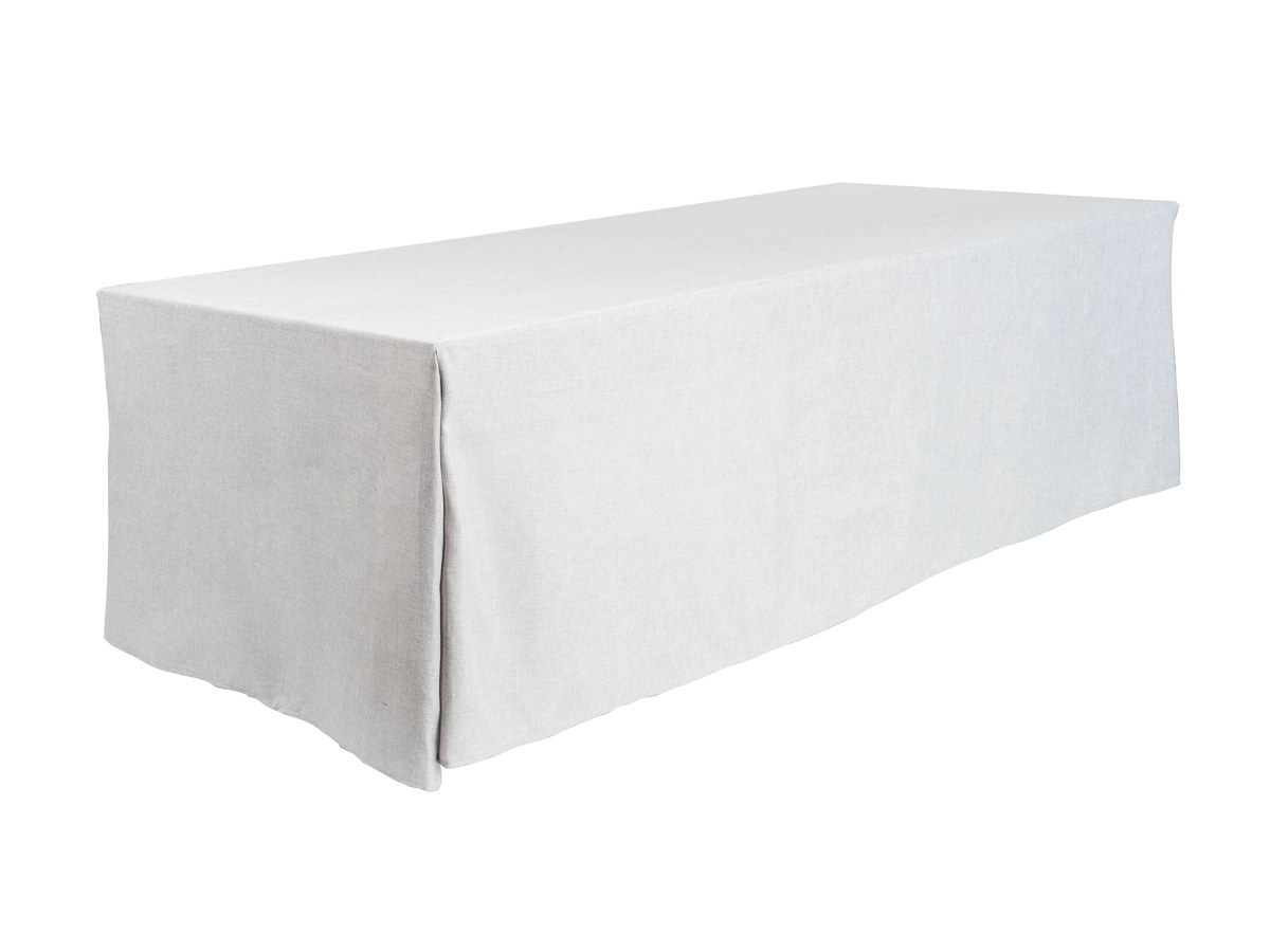 Premium Weave Straight Tablecloth   Dove Grey.jpg