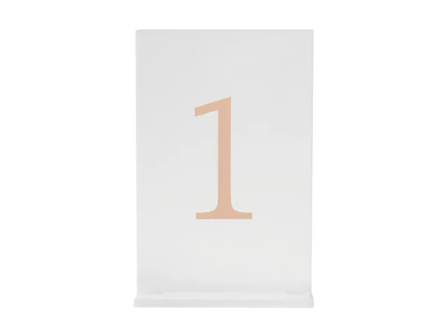 Table Number Sign (acrylic Frosted Rectangle Nude Wording).png