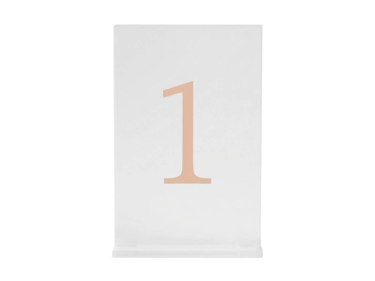 Table Number Sign (acrylic Frosted Rectangle Nude Wording).png