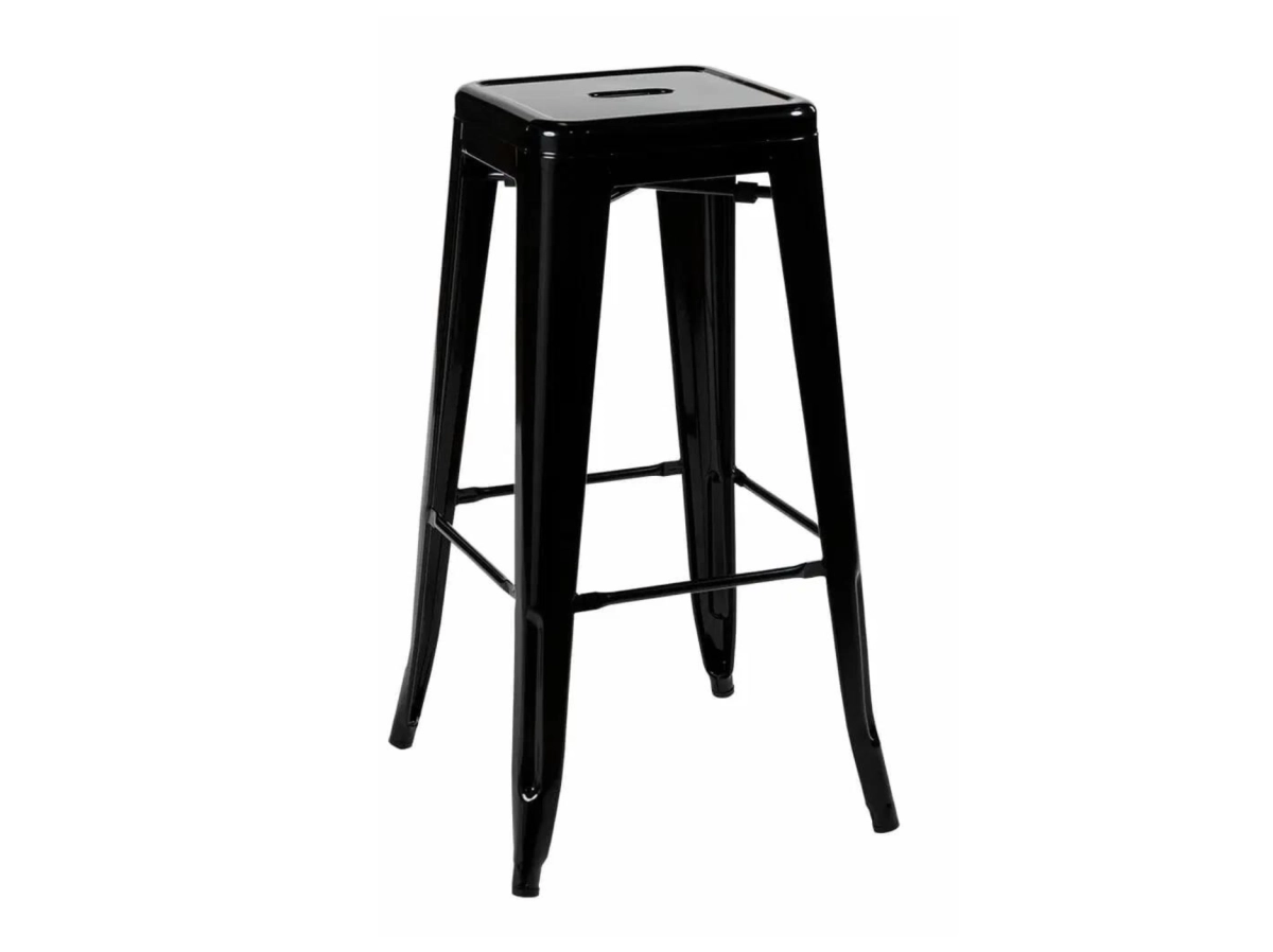 Tolix Solid Stool   Black.png