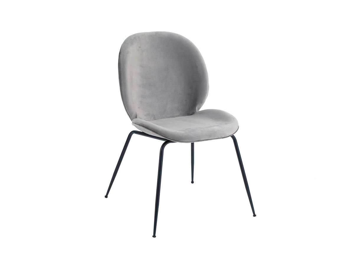 Zara Chair Grey ( Black Legs) .jpg