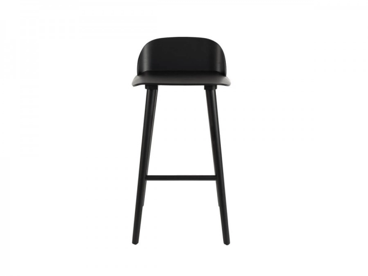 Wooden High Stool Black   Front.jpeg