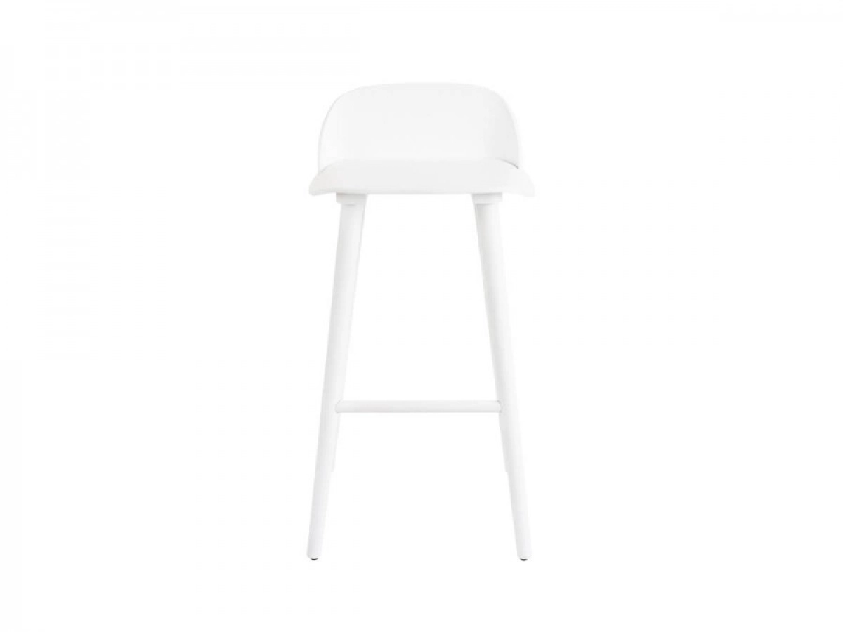 Wooden High Stool White   Front.jpeg